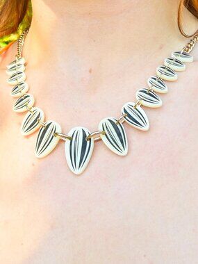 Tatty Devine Sunflower Seeds link necklace SS22